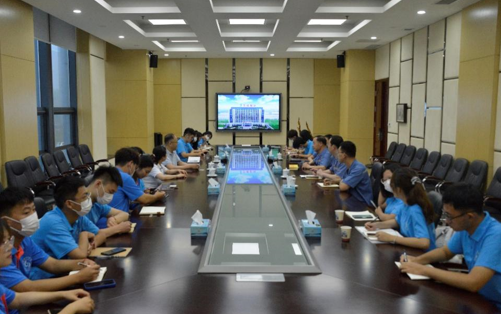 山東理工大學(xué)師生到公司交流